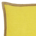 J.elliot Mornington Linen Cushion Cover 50 x 50 cm Charcoal - Solid Colour Design - SuperSaverAU - view 2