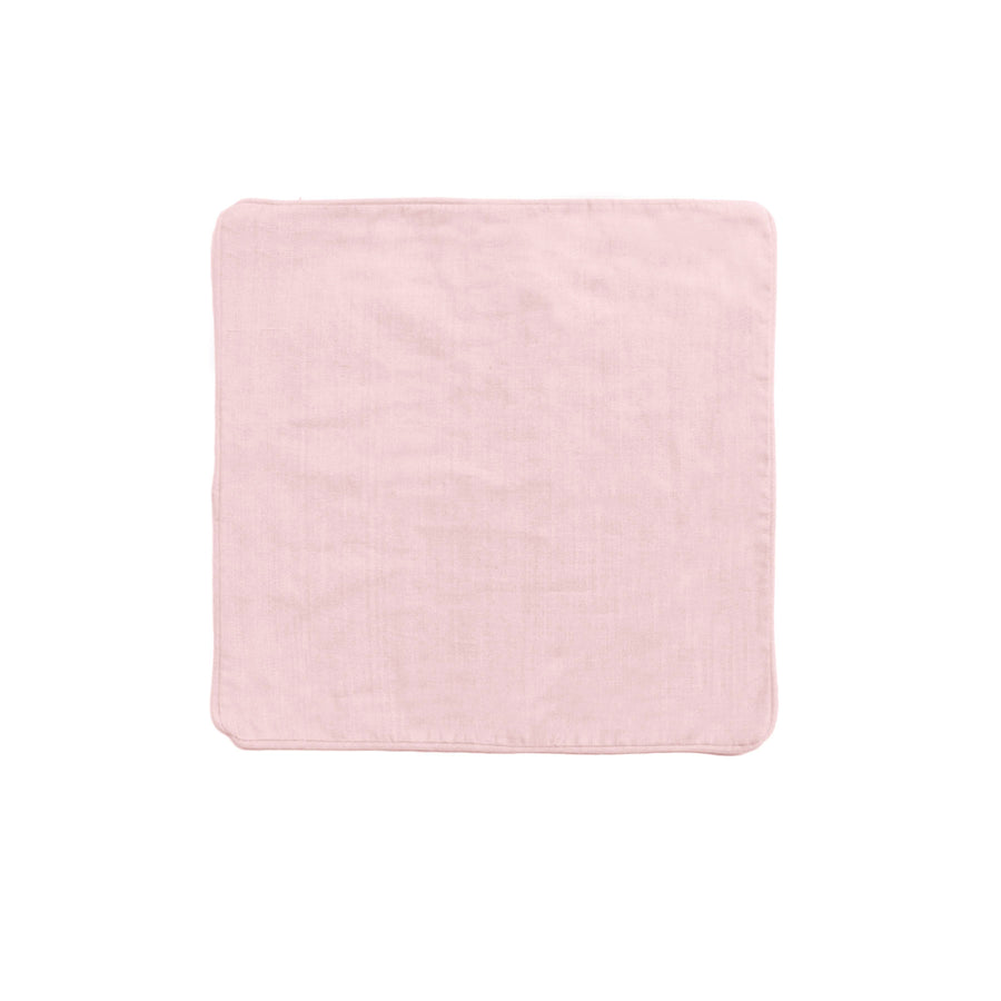 IDC Homewares Panama 100% Cotton Cushion Cover 43 x 43 cm - Pink, Solid Colour Design - SuperSaverAU - view 1