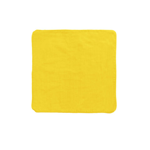 IDC Homewares Panama 100% Cotton Cushion Cover 43 x 43 cm - Yellow, Solid Colour Design - SuperSaverAU - view 1