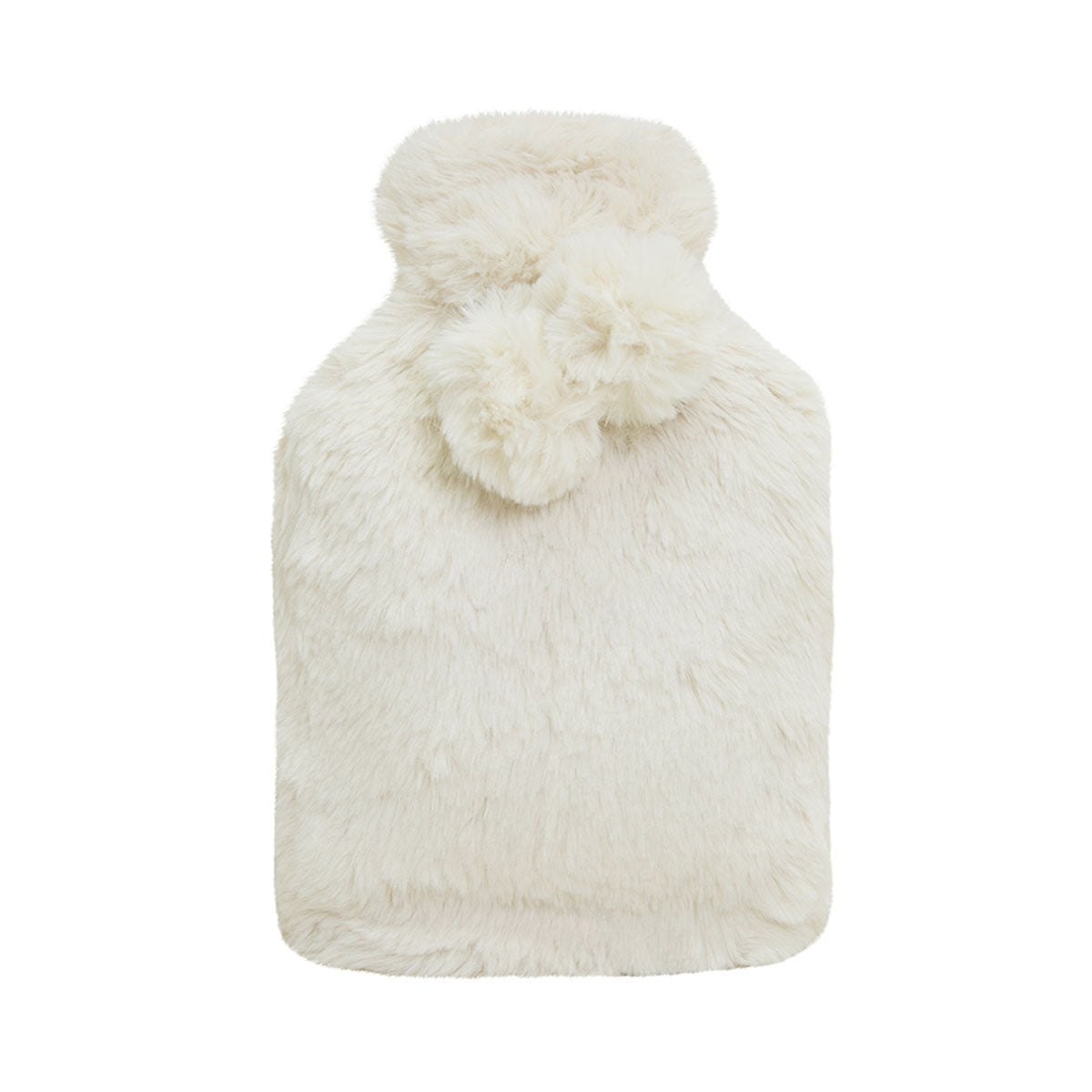 J.Elliot Home Amara Hot Water Bottle with Ivory Super Plush Faux Fur Cover 37x22cm - SuperSaverAU - view 1