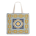 J Elliot Home Kasbah Cotton Tote Shopping Bag 40.5x43x10cm Blue - SuperSaverAU - view 1