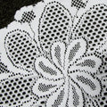 Blossom White Set of 2 Lace Table Doilies 36 cm Diameter - Polyester, Floral Design - SuperSaverAU - view 2