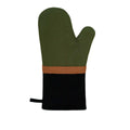 J Elliot Home Cotton Oven Mitt 34 x 15 cm - Quilted, AZO Free, Olive & Black - SuperSaverAU - view 1