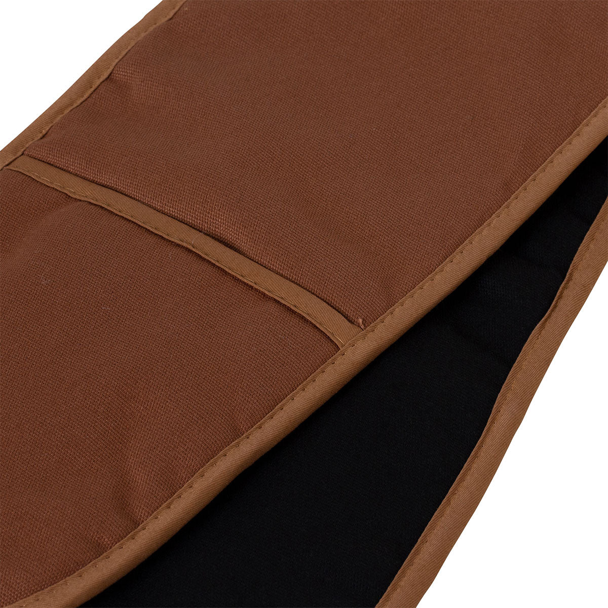 J Elliot Home Selby Cotton Double Oven Mitt Glove 17 x 82 cm Ginger & Black - SuperSaverAU - view 1