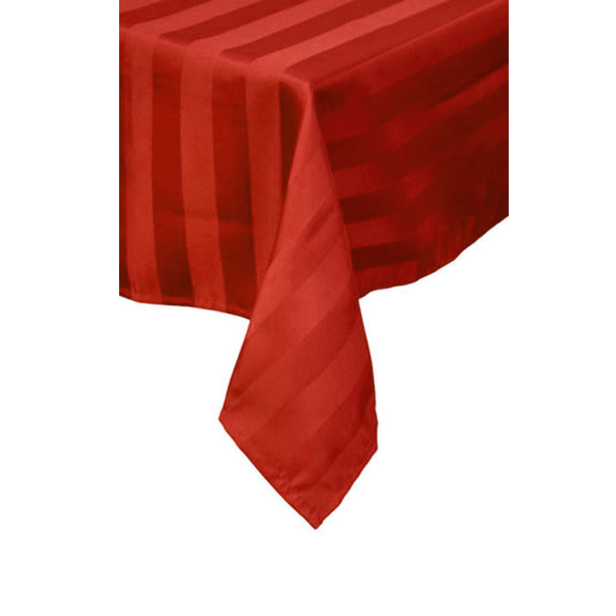 IDC Homewares Quality Urban Red Tablecloth 150x320cm, Stripes Jacquard Design - SuperSaverAU - view 1