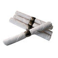Maria Cotton Placemats Set of 4 with Napkins & Napkin Rings, White, Metallic Print - SuperSaverAU - view 1