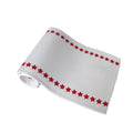 Christmas Print White Table Runner 33 x 180cm - Polyester, Machine Washable - SuperSaverAU - view 1