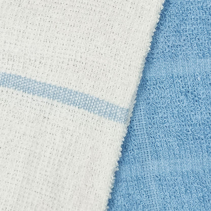 Rosa Set of 4 Cotton Rich Terry Tea Towels 42 x 62cm Light Blue