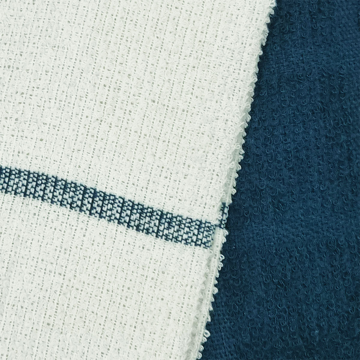 Rosa Set of 4 Cotton Rich Terry Tea Towels 42 x 62cm Navy