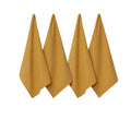 J Elliot Home Waffle Set of 4 Cotton Tea Towels 50 x 70 cm - AZO Free Dyes - SuperSaverAU - view 1