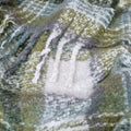 J Elliot Home Aiden Faux Mohair Throw Rug with Fringe 130 x 160cm - Olive Multi - SuperSaverAU - view 3