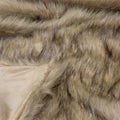 J Elliot Home Grizzly Brown Faux Fur Throw 130x160cm - Soft Touch Polyester - SuperSaverAU - view 2