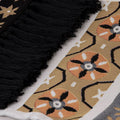 J Elliot Home Kasbah Luxury Fringe Throw 130 x 160cm Black - Versatile Design - SuperSaverAU - view 3