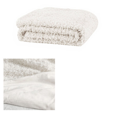 J.elliot Faux Sheep Fur Throw Rug 130 x 160 cm - Soft Polyester, Machine Washable - SuperSaverAU - view 1