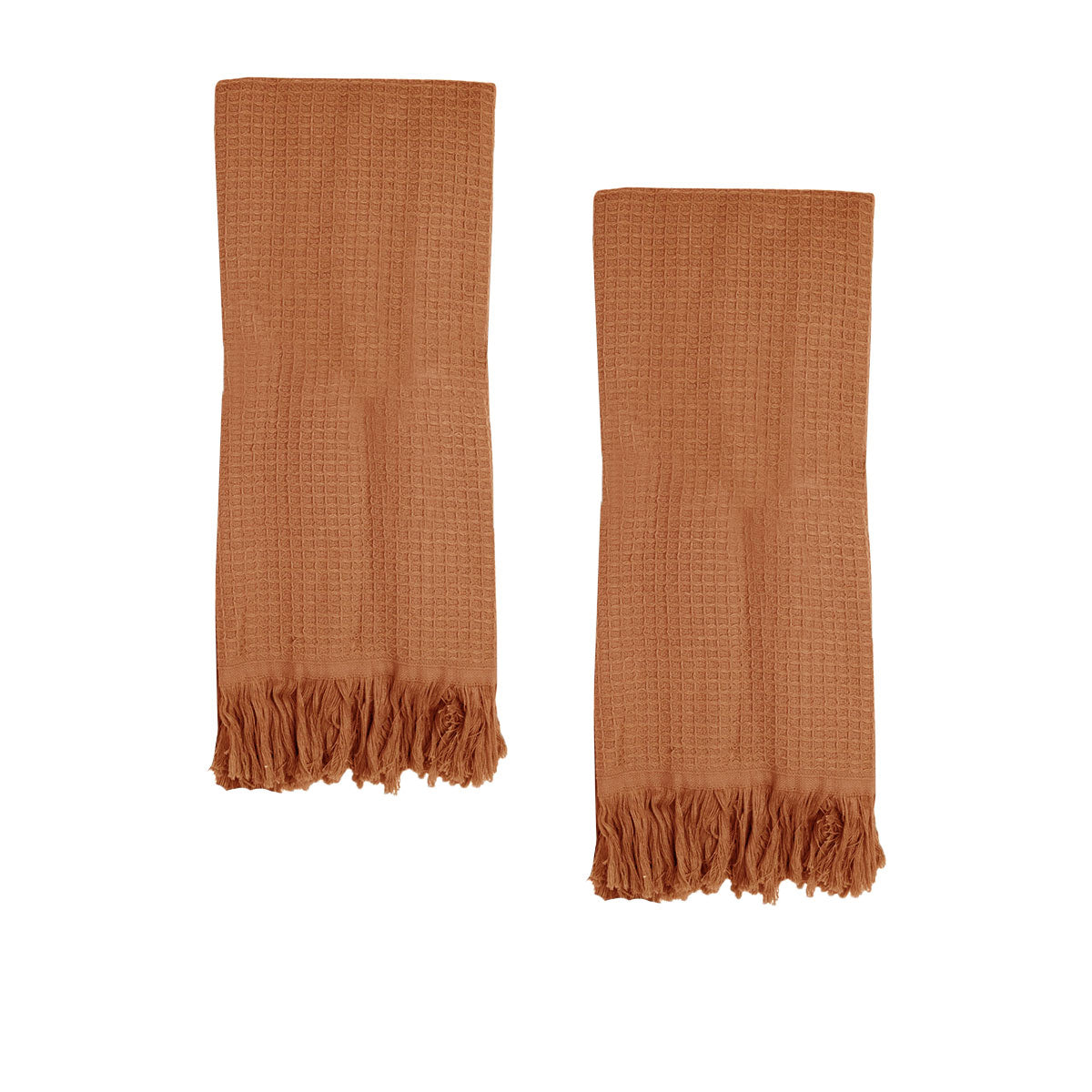J Elliot Home 400GSM Camila Set of 2 Cotton Waffle Hand Towels 45 x 65 cm - SuperSaverAU - view 1