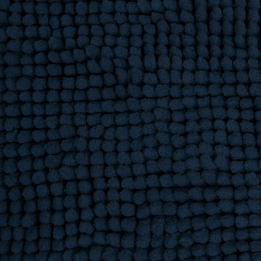 Toggle Microfiber Bath Mat 1600GSM Non-Slip Navy 50 x 50 cm - SuperSaverAU - view 1