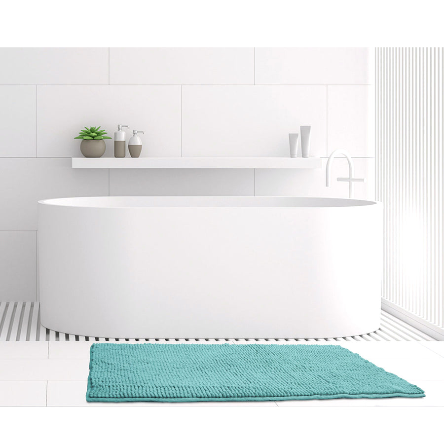 Toggle Microfiber Bath Mat 50 x 80 cm Marine - 1600GSM, Non-Slip, Fast Drying - SuperSaverAU - view 1