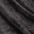 Ardor Luxury Plush Blanket Charcoal Double - Soft 300GSM Polyester - SuperSaverAU - view 2