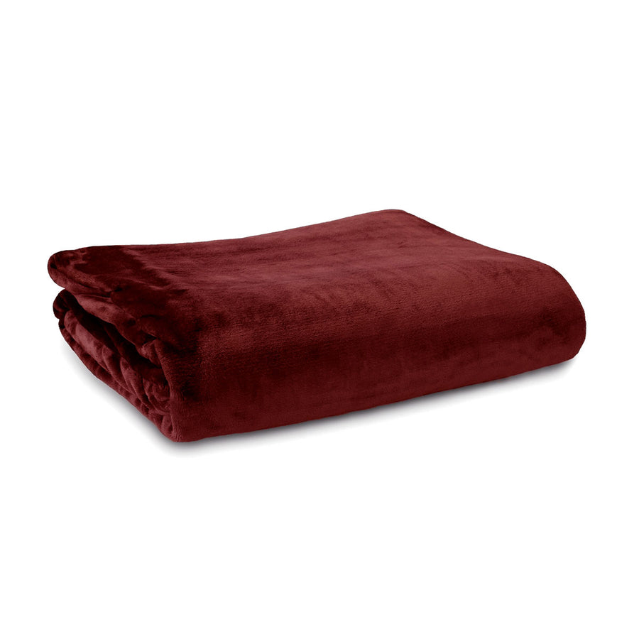 Ardor Luxury Plush Blanket - Jarrah King, 300GSM, Solid Colour Design - SuperSaverAU - view 1