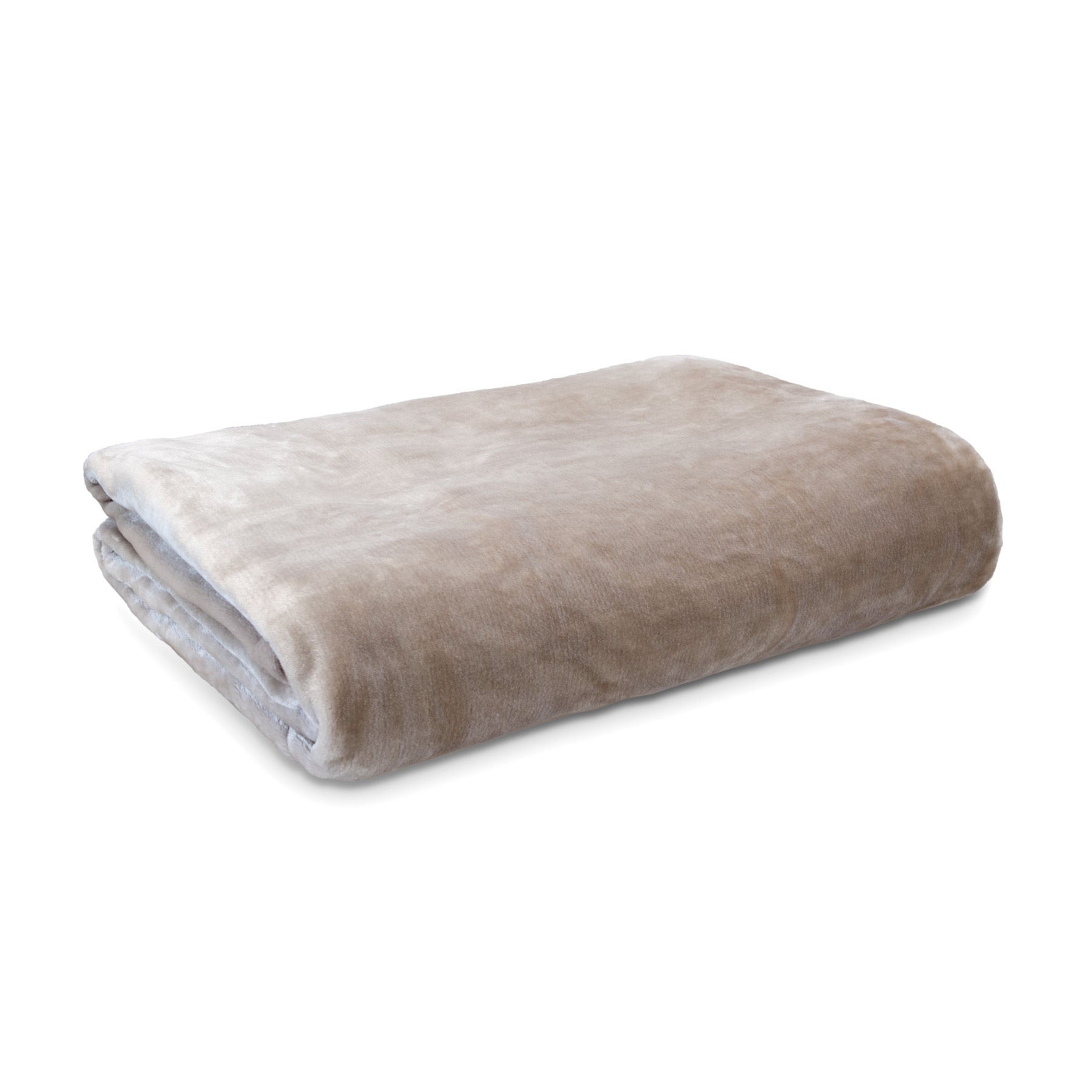 Ardor Luxury Plush Blanket Stone Single - Soft 300GSM Polyester, Solid Colour Design - SuperSaverAU - view 1