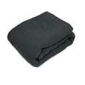 Algodon Sophie Cotton Waffle Blanket – Charcoal Queen 245 x 240cm