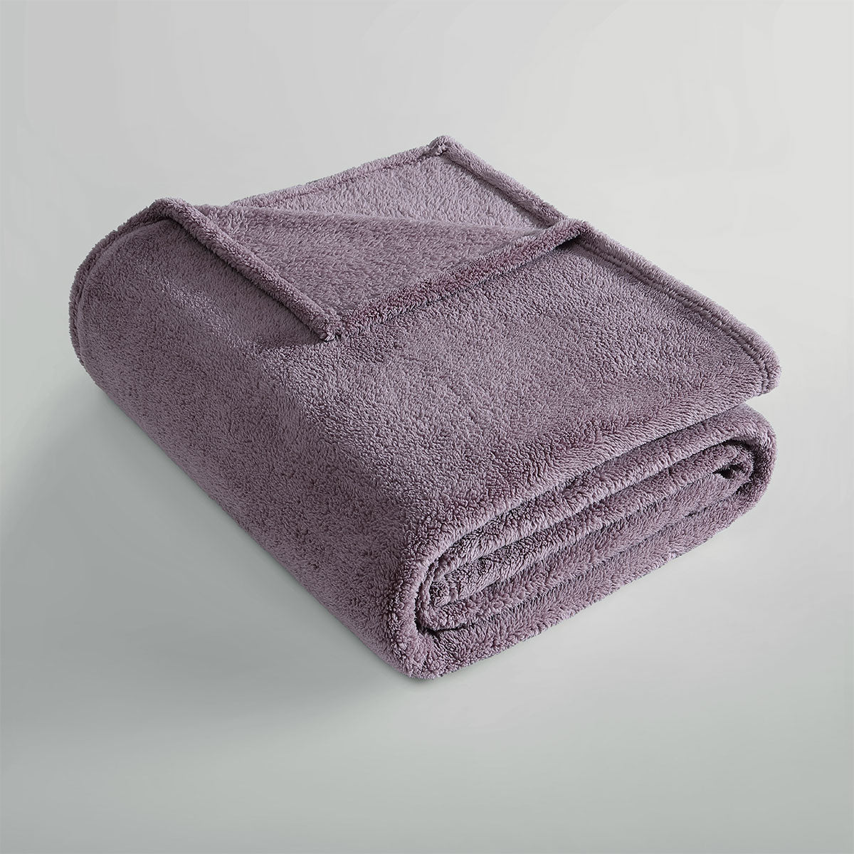 Ardor Teddy Mauve Ultra Soft Fleece Blanket – Queen 240 x 245cm