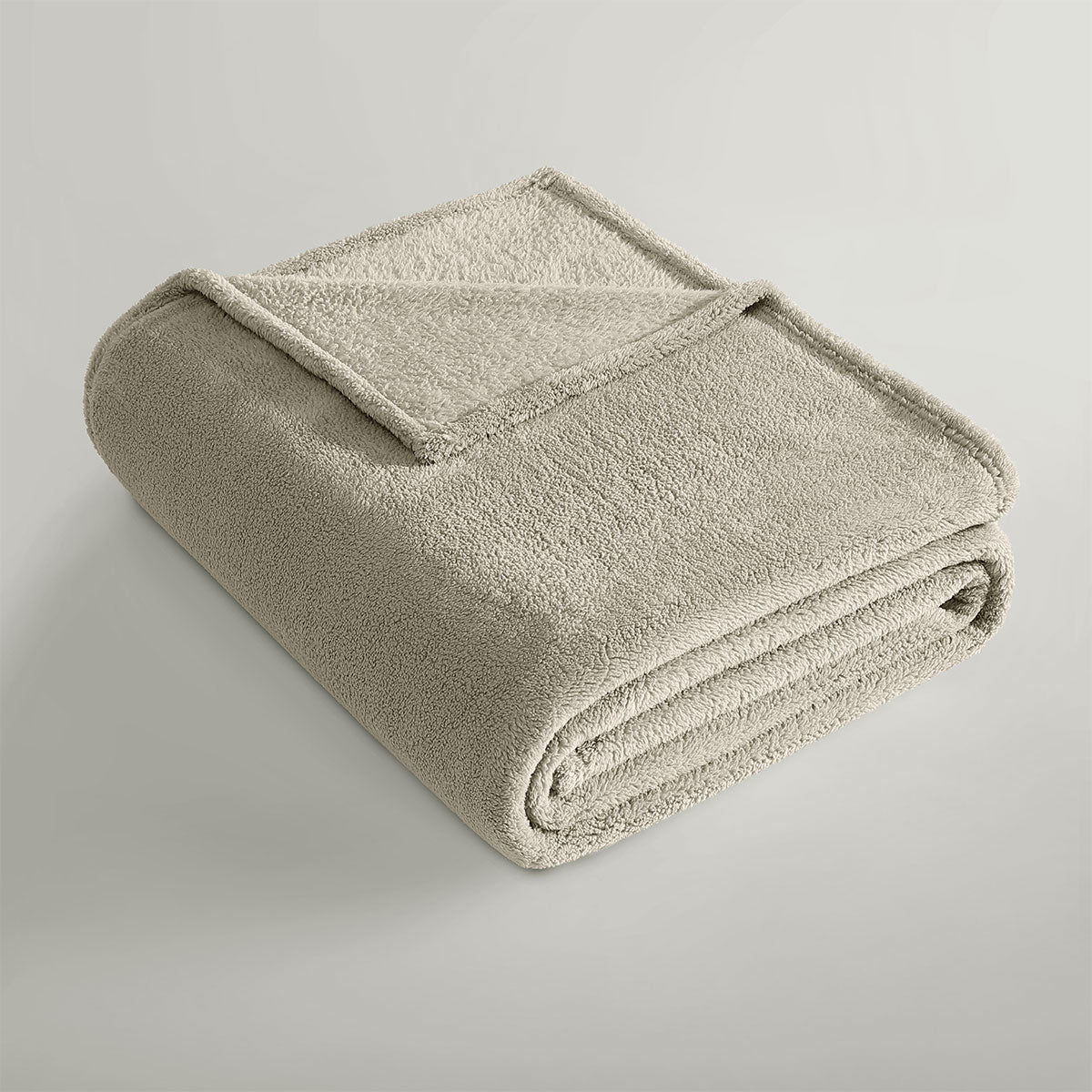 Ardor Teddy Natural Ultra Soft Fleece Blanket – Queen 240 x 245cm
