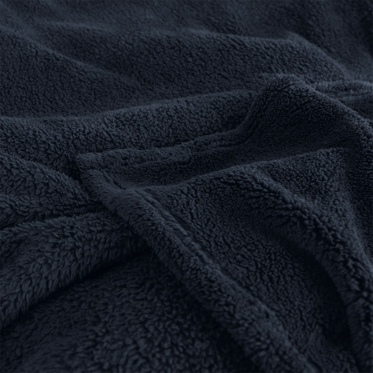Ardor Teddy Navy Ultra Soft Fleece Blanket – Queen 240 x 245cm