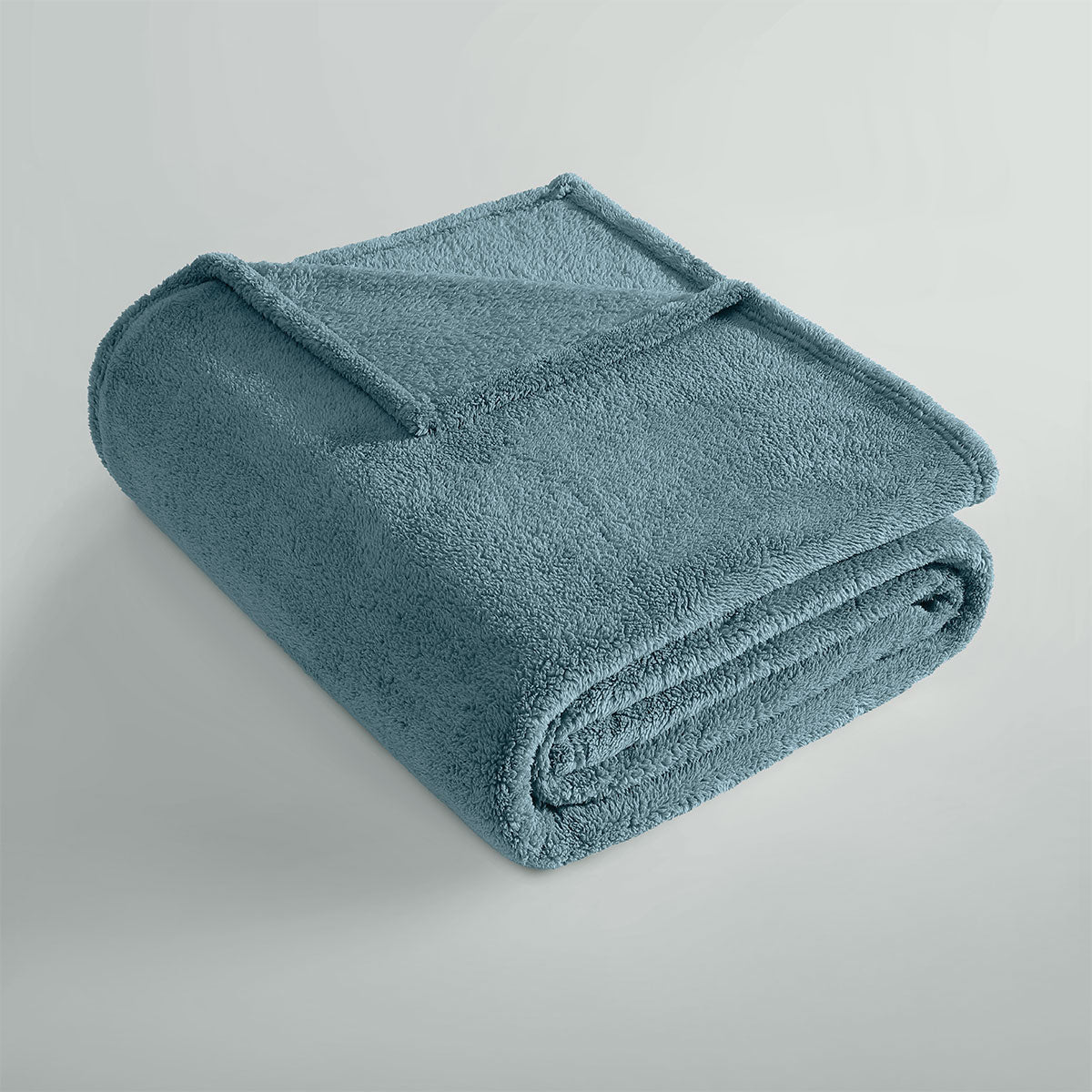Ardor Teddy Sea Mist Ultra Soft Fleece Blanket – Queen 240 x 245cm