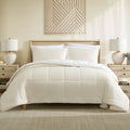 Ardor Avalon Cream Velvet Comforter Set – Cream Sherpa Reverse Queen/King 3 Piece