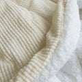 Ardor Avalon Cream Velvet Comforter Set – Cream Sherpa Reverse Queen/King 3 Piece