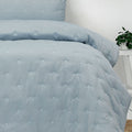 Ardor Comforter Set 3 Pcs Embroidered Queen/King - Subtle Marle Print Design - SuperSaverAU - view 2