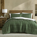 Ardor Cammy Deep Khaki Sherpa Reverse Comforter Set – Queen/King 3 Piece