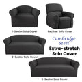 Elan Couch Cover Steel Two Seater Extra-Stretch with Diamond Pattern - SuperSaverAU - view 3