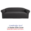 Elan Couch Cover Steel Three Seater Extra-Stretch with Diamond Pattern - SuperSaverAU - view 2