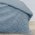 Jelly Bean Kids Bolston Pale Blue Kids Coverlet Set Single/Double, Quilted Design - SuperSaverAU - view 3