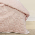 Jelly Bean Kids Bolston Pink Kids Coverlet Set Single/Double, Quilted Geometric Design - SuperSaverAU - view 2
