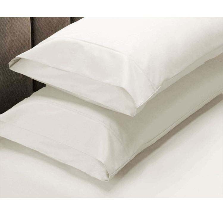 Apartmento King 225TC Polyester Cotton Fitted Sheet + 2 Pillowcases - Cream - SuperSaverAU - view 1