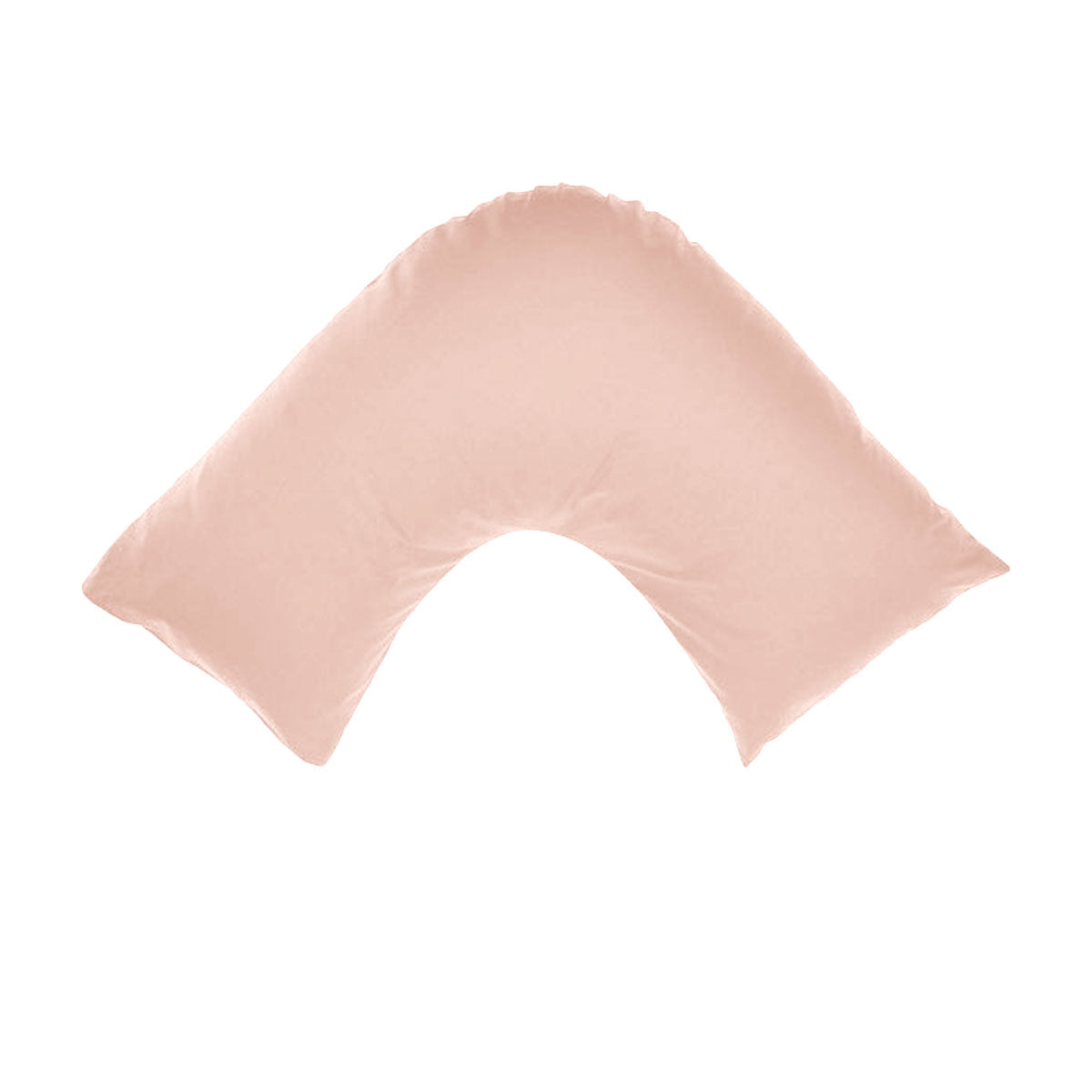Algodon 300TC Cotton V Shape Pillowcase - Solid Colour Design, Pink - SuperSaverAU - view 1