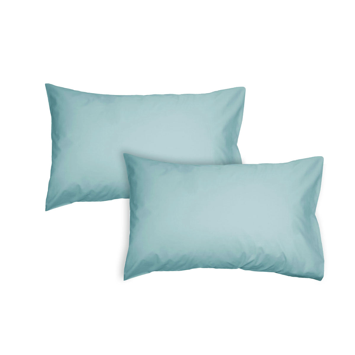Algodon 300TC Cotton Standard Pillowcases 48 x 74 cm - Denim, Solid Colour Design - SuperSaverAU - view 1