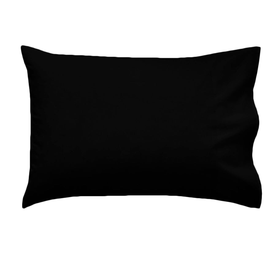 Essentially Home Living Polyester Cotton Queen Pillowcase 53x78 cm Black - SuperSaverAU - view 1