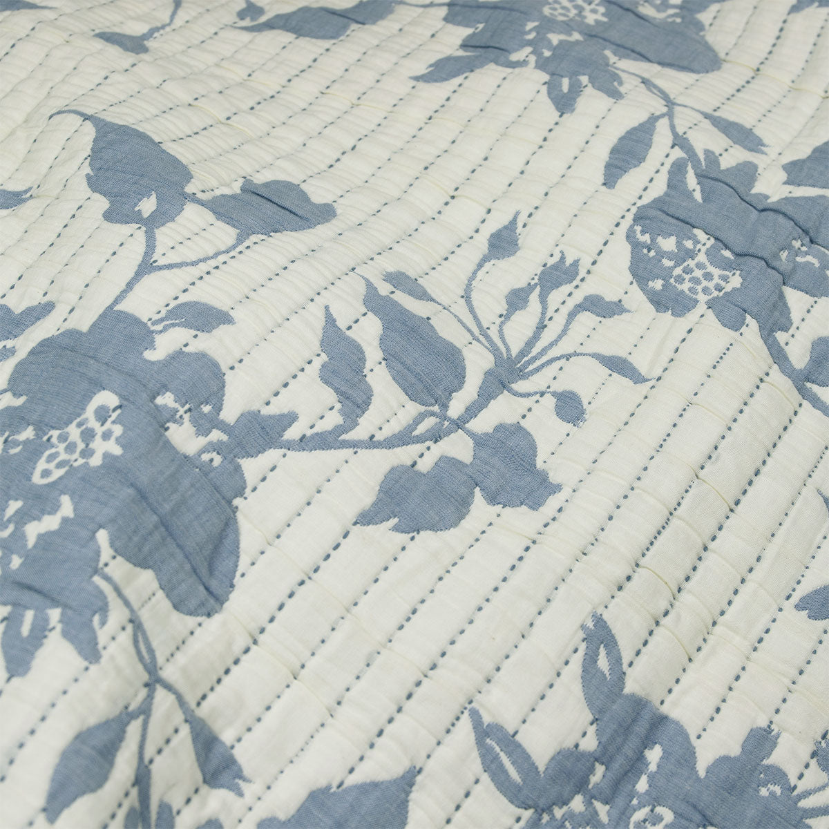 Algodon Abigail Multi Cotton Jacquard Quilt Cover Set – King