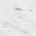Algodon Adele White Cotton Ruffle Quilt Cover Set – King