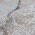 Ardor Avena Almond Floral Jacquard Quilt Cover Set – King
