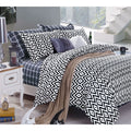 Ardor Cotton Quilt Cover Set Catori 250TC QUEEN - Contemporary Print Designs - SuperSaverAU - view 1