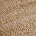 Ardor Chateau Cinnamon Quilt Cover Set Queen - Embossed Petal Pattern - SuperSaverAU - view 3