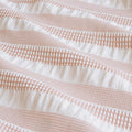 Ardor Seersucker Waffle Quilt Cover Set Queen - Cove Rose Dust (Peach) - SuperSaverAU - view 2