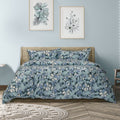 Ardor Eadie Teal Floral Quilt Cover Set – King