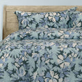 Ardor Eadie Teal Floral Quilt Cover Set – Queen