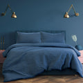 Ardor Eddison Cornflower Light Quilted Embossed Quilt Cover Set King - SuperSaverAU - view 1